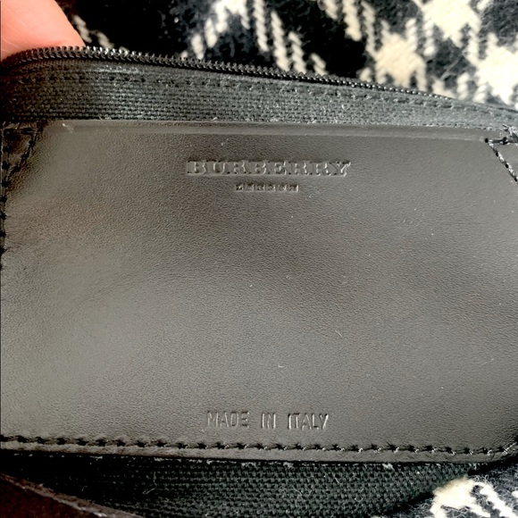 Burberry London Small Wool Check Purse Bag - Picture 8 of 17